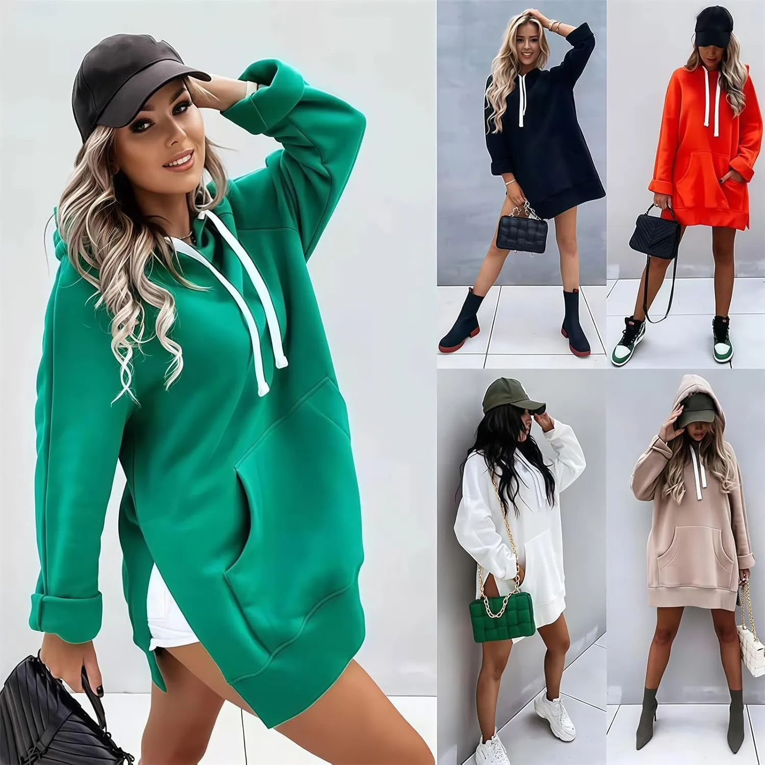 2025 New The Warmy Oversized Hoodie Dress Women, The Warmy Hoodie for Women, The Warmy Hoodie Dress