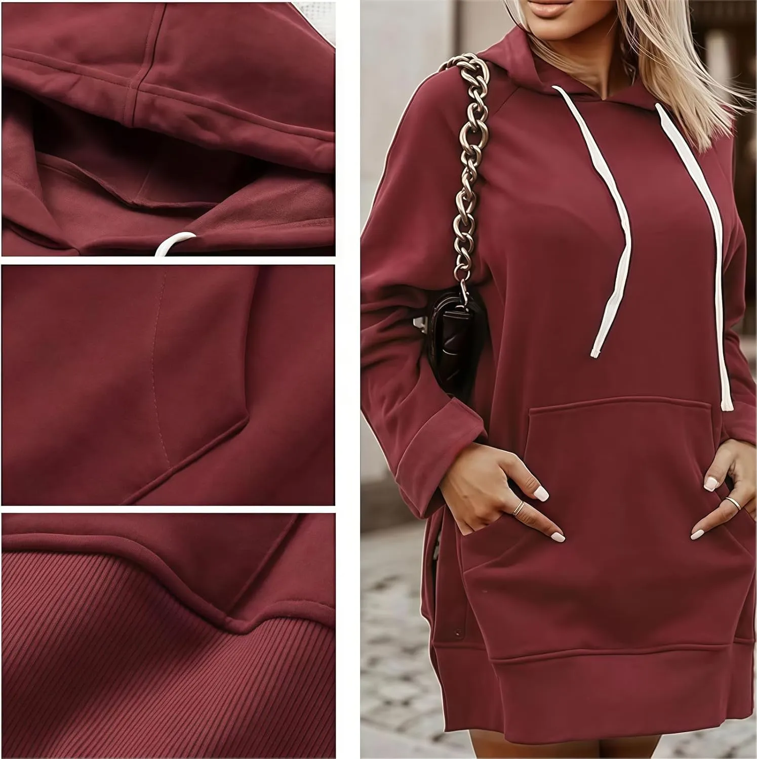 2025 New The Warmy Oversized Hoodie Dress Women, The Warmy Hoodie for Women, The Warmy Hoodie Dress