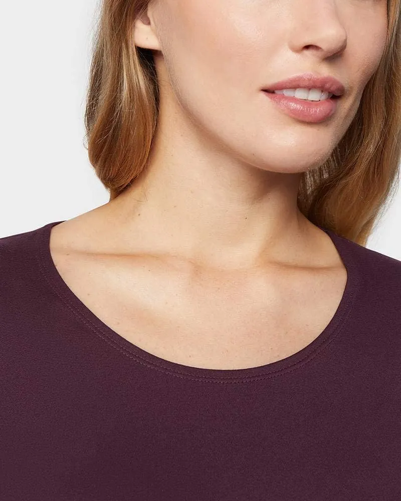 32 Degrees Heat Womens Ultra Soft Thermal Lightweight Baselayer Scoop Neck Long Sleeve Top