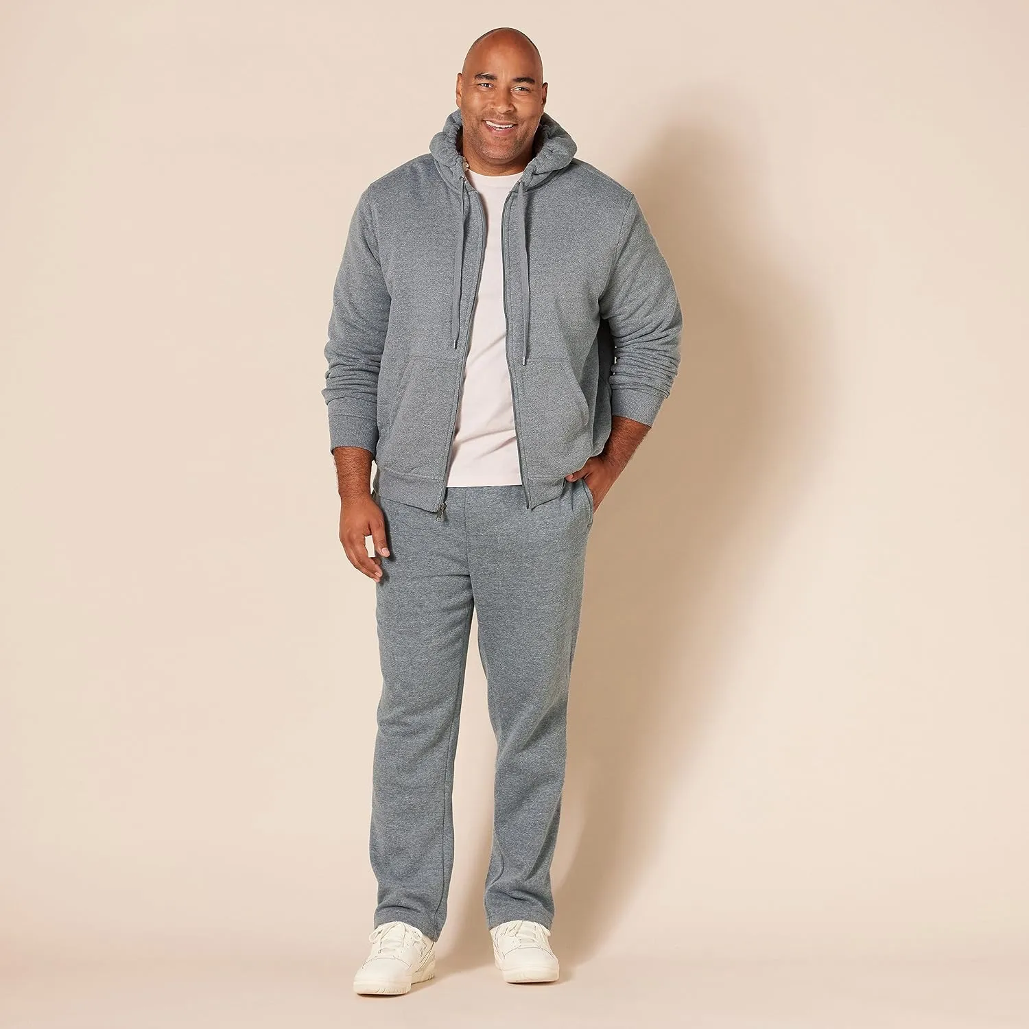 Amazon Essentials Hoodie For Men, Sherpa-Lined Full-Zip Fleece Sweatshirt