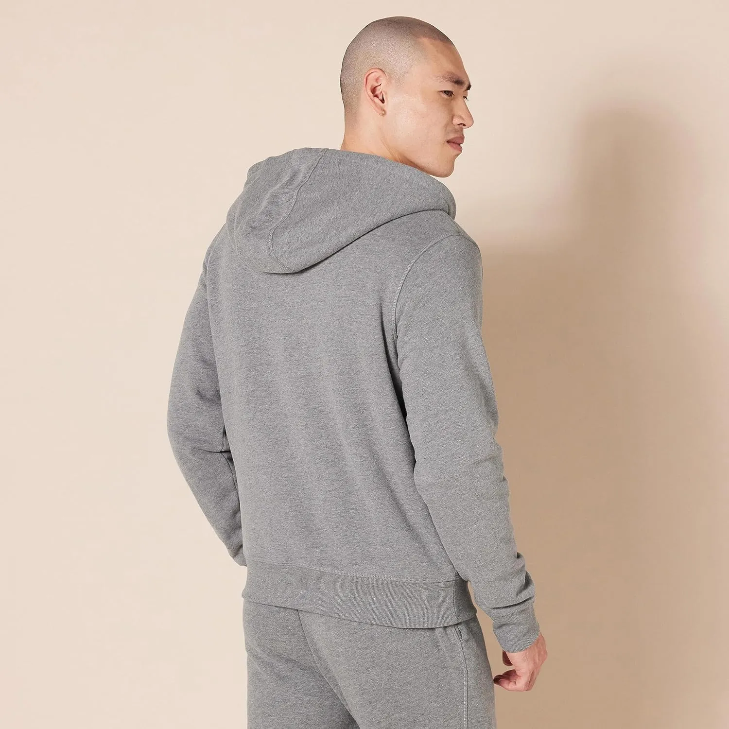 Amazon Essentials Hoodie For Men, Sherpa-Lined Full-Zip Fleece Sweatshirt