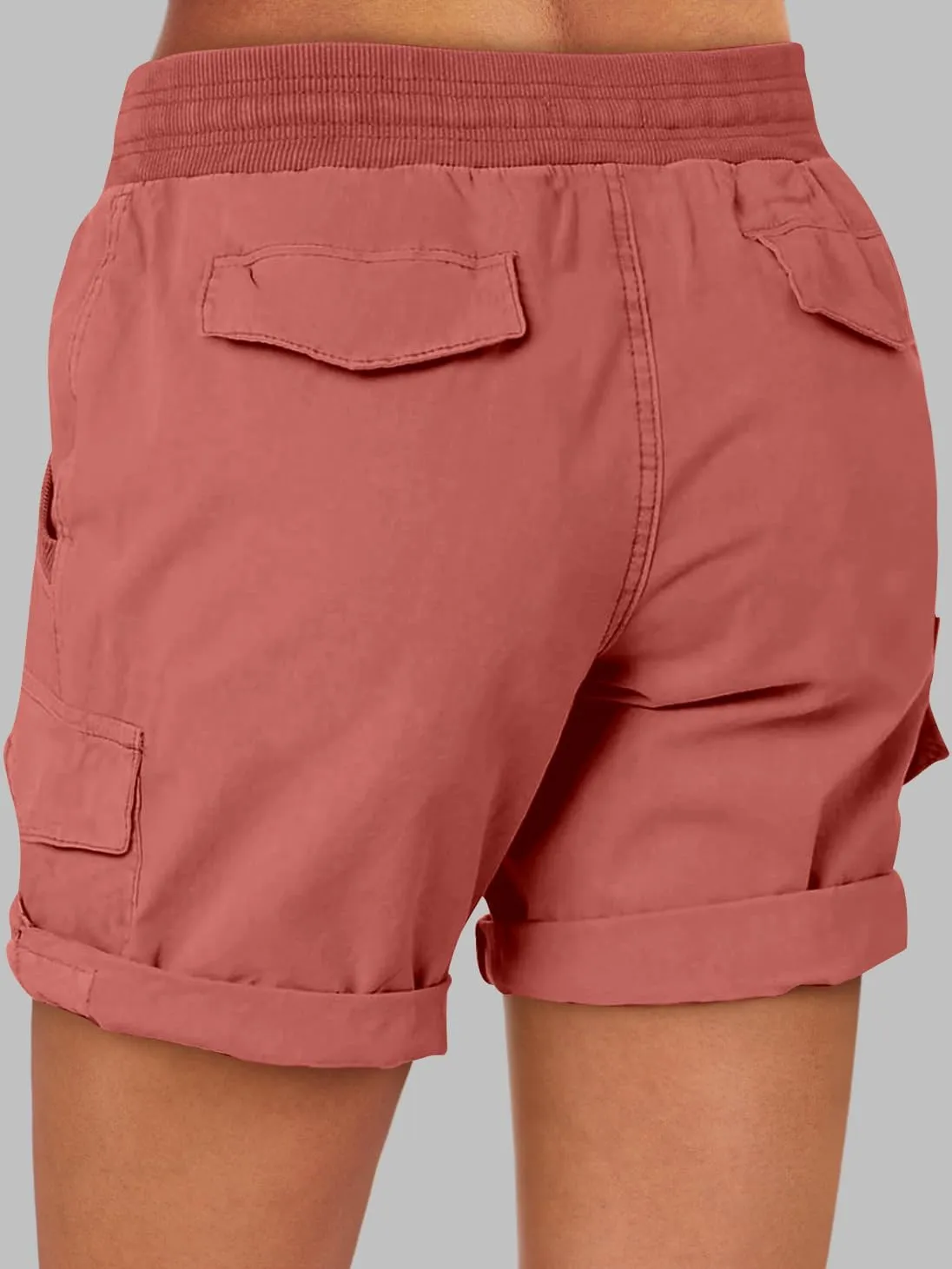 ANRABESS Womens Summer Shorts 2025 Dressy Casual Hiking Cargo Shorts Trendy Outdoor Outfits 6 Pockets