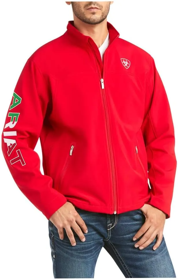 ARIAT Men's New Team Softshell Mexico Jacket
