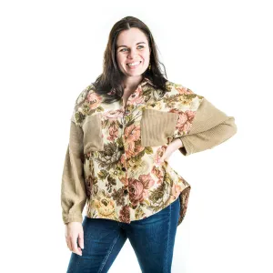 Avery Floral Button Down Shirt