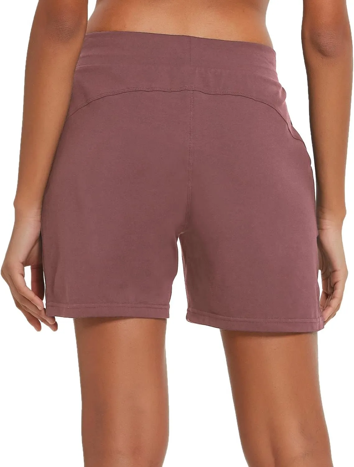 baleaf Womens Lounge Shorts Cotton Sweat Athletic Shorts with Pockets High Waist Summer Casual