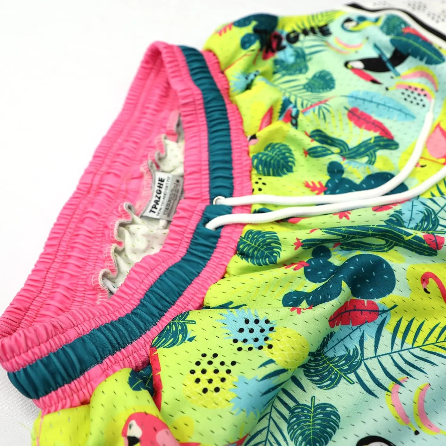 Basketball Athletic Shorts Men Mesh Gym Sports Workout Training Drawstring Retro Running Shorts with Pockets