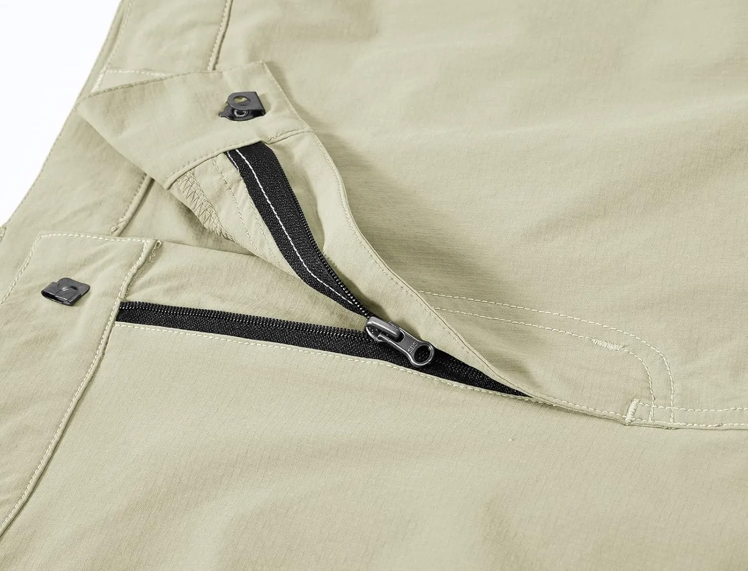 BASUDAM Men's Cargo Hiking Shorts Stretch Quick Dry Lightweight Work Shorts 6 Pockets for Camping Travel