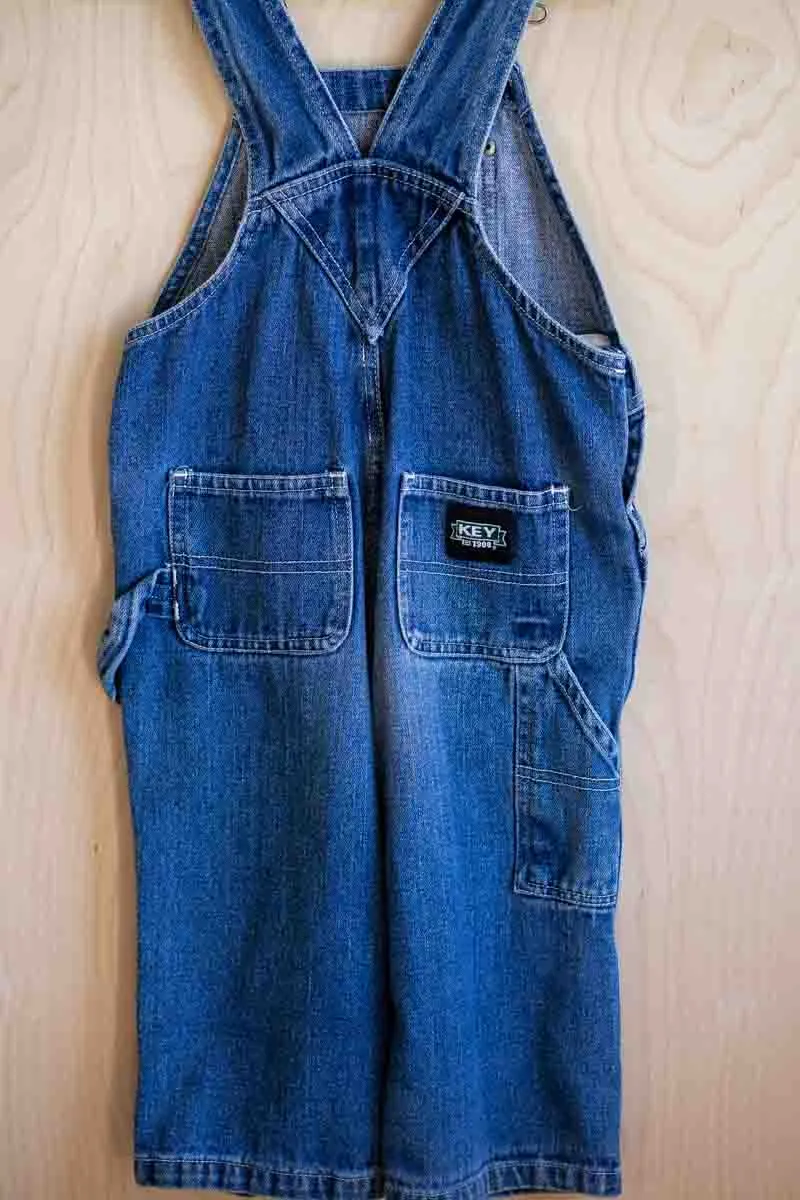 Blue Denim Vintage Overalls: 18mos