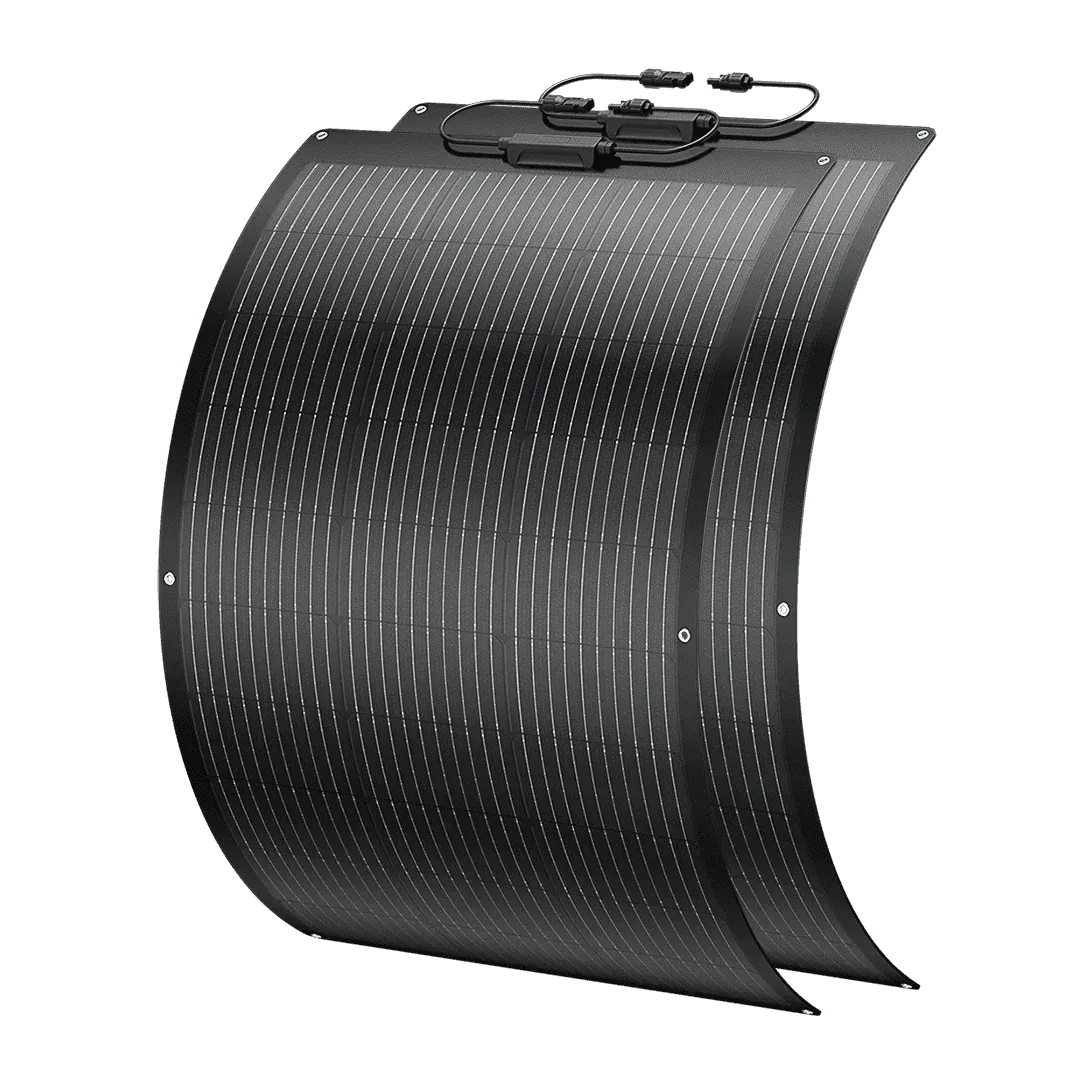 BougeRV Arch 100 Watt Fiberglass Flexible Curved Solar Panel