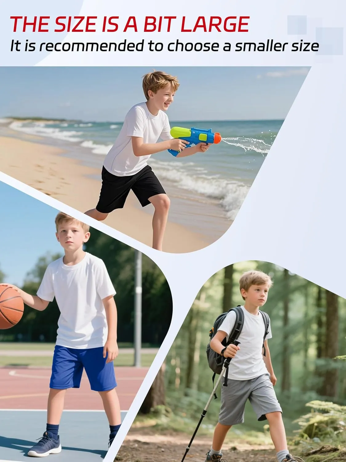 Boys Athletic Basketball Shorts with Pockets Kids Youth Active Performance Gym Boys Shorts Quick Dry