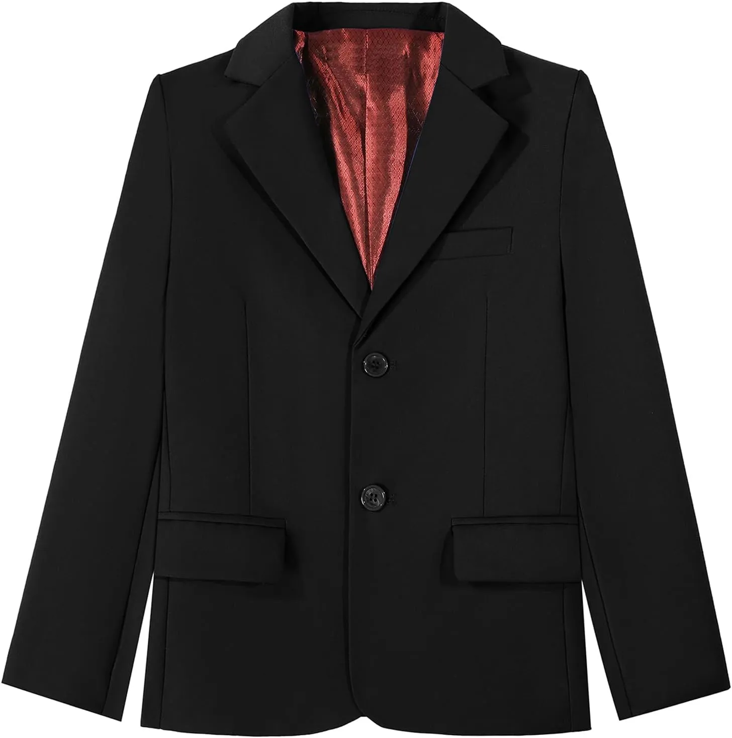 Boys Blazer Suit Jacket Formal Slim Fit Kids Sport Coat