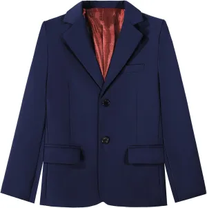Boys Blazer Suit Jacket Formal Slim Fit Kids Sport Coat