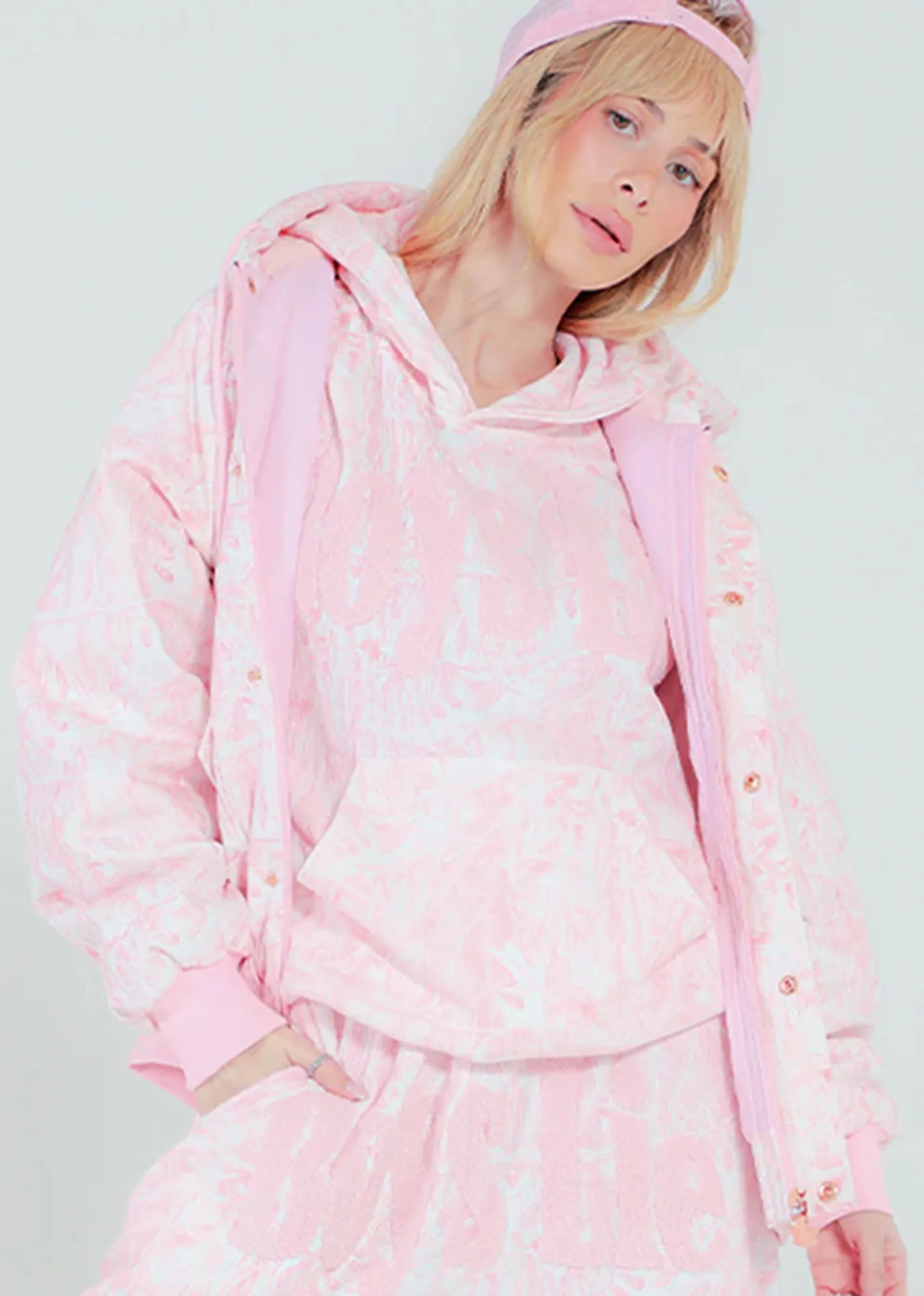 Boys Lie Manhunt Racer Hoodie ★ Pink