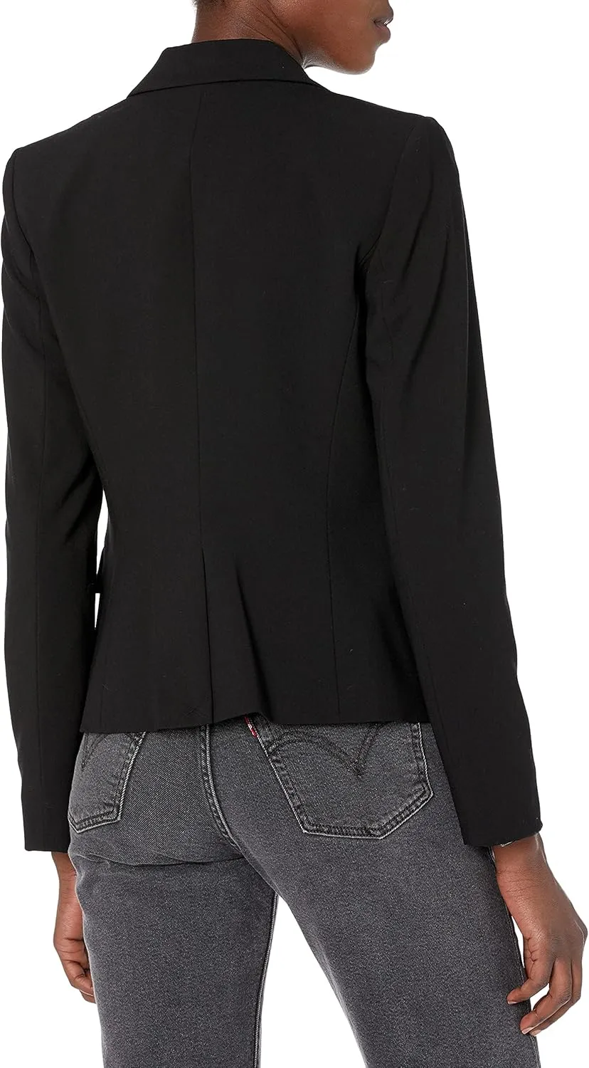 Calvin Klein Women's Two Button Lux Blazer (Petite, Standard, & Plus)