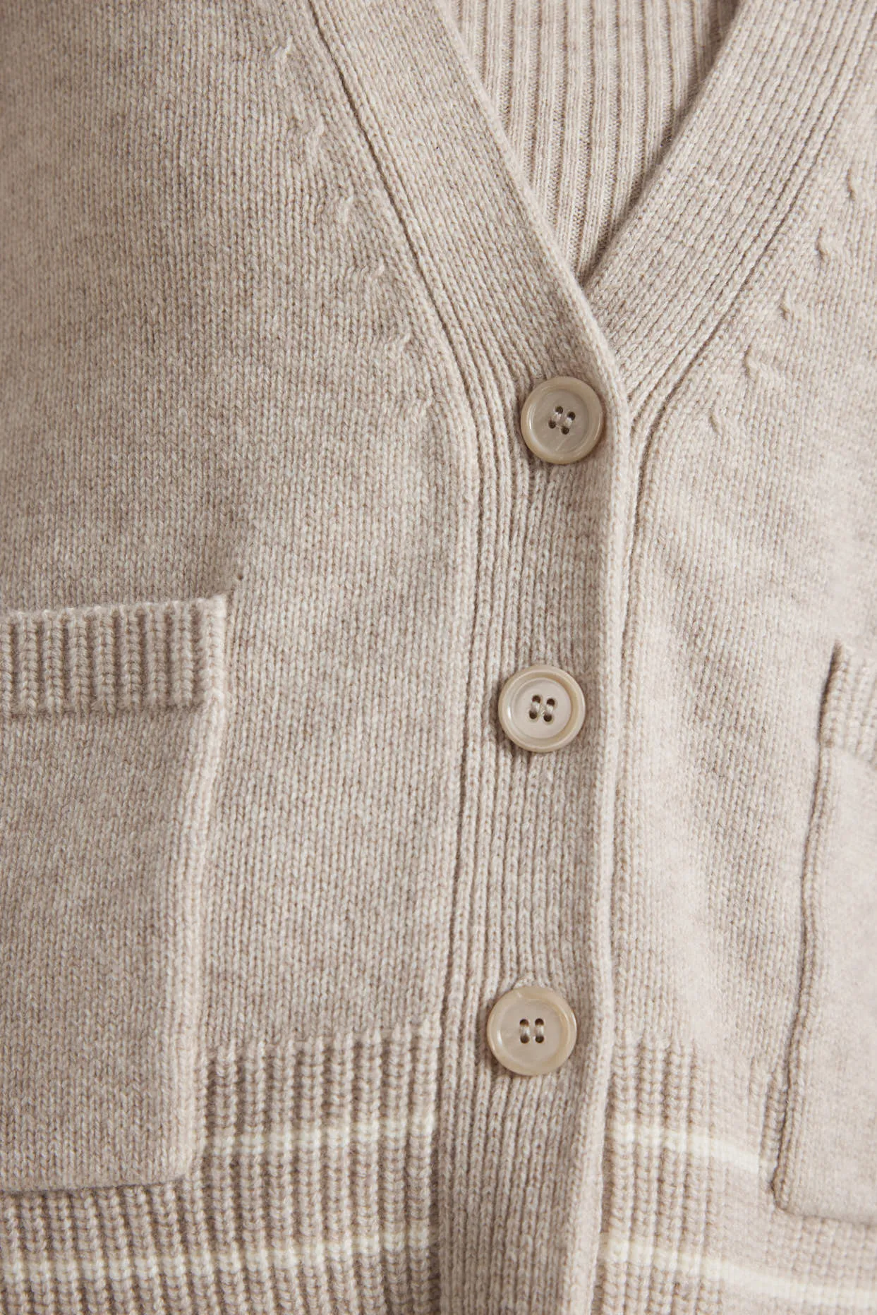 Charlotte Merino Cardi In Beige