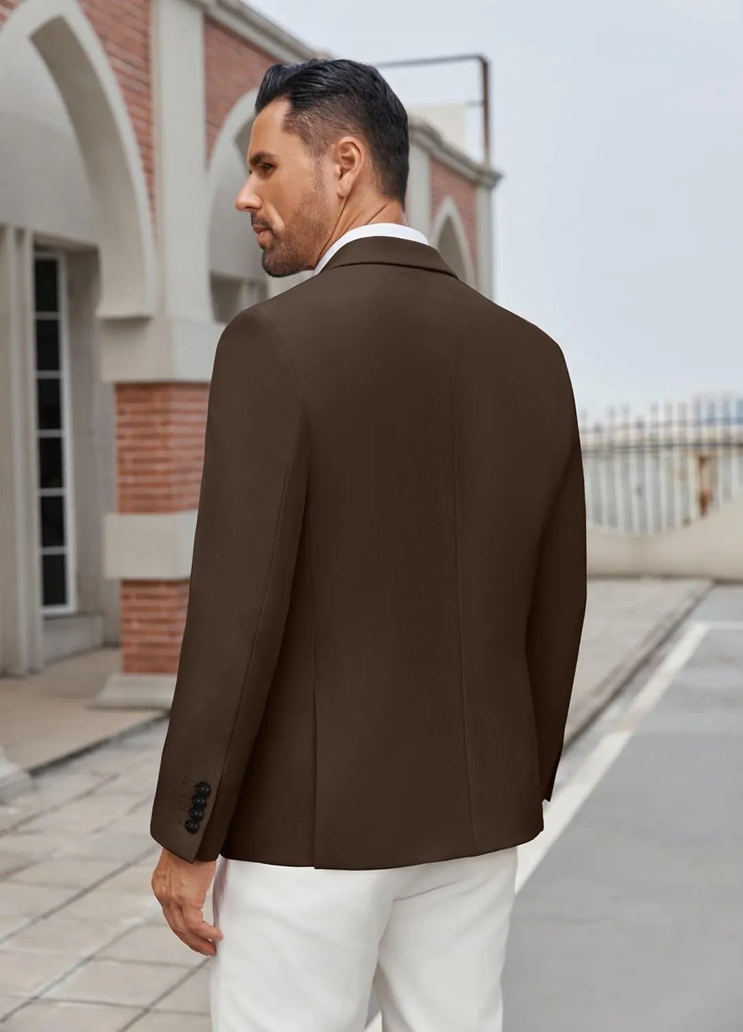 COOFANDY Men's Casual Blazer Regular Fit Lightweight Two Button Sport Coat Suit Jacket