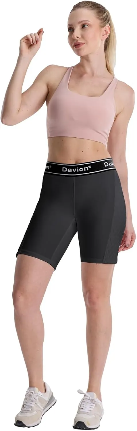Davion Women Softball Sliding Shorts,Spandex Shorts for Yoga Baseball Football Lacrosse Hockey Running Gym