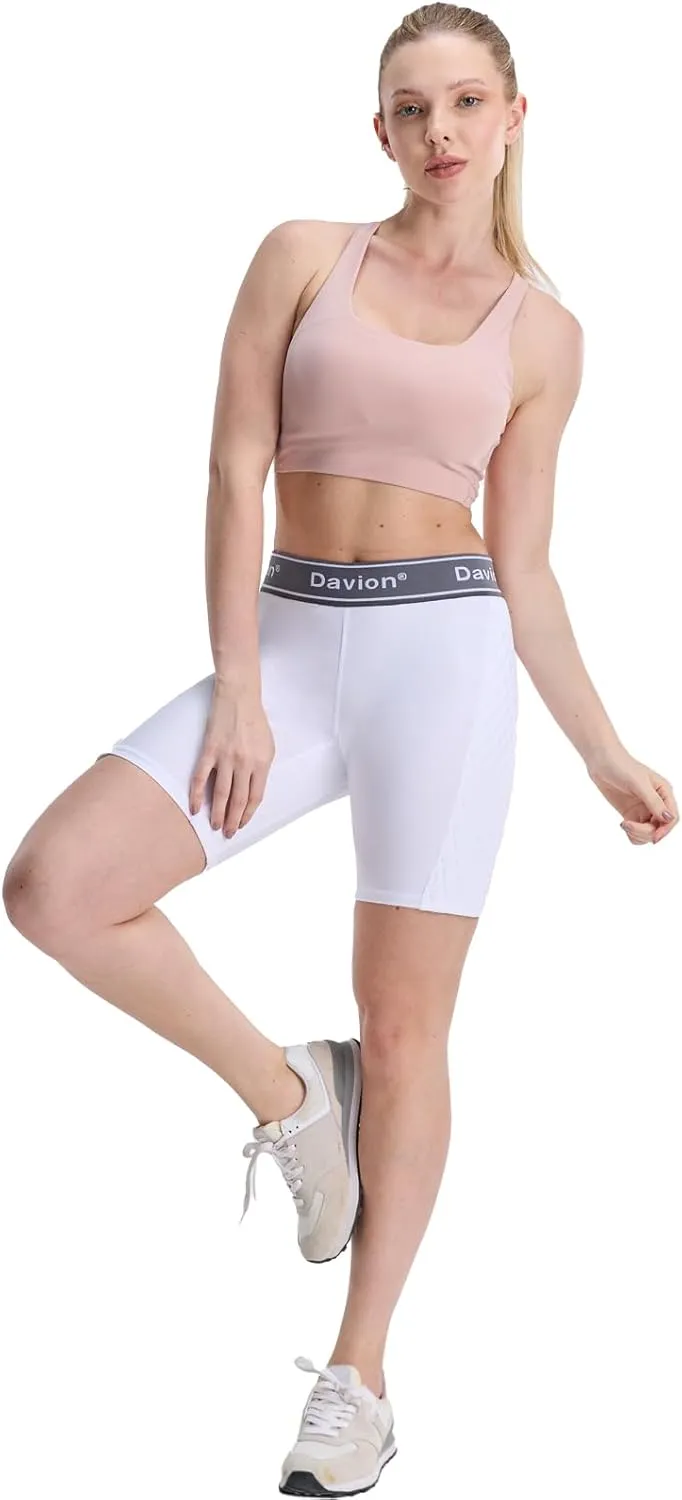 Davion Women Softball Sliding Shorts,Spandex Shorts for Yoga Baseball Football Lacrosse Hockey Running Gym