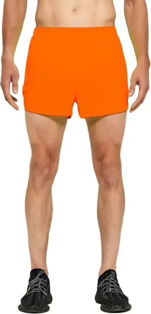 DEMOZU Men's 3 Inch Neon Running Shorts Quick Dry Workout Athletic Gym Marathon Shorts with Liner