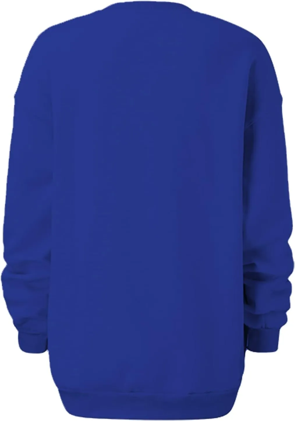 DOLKFU Women Oversized Crewneck Sweatshirts Solid Basic Pullover Sweater Long Sleeve Hoodie Winter Y2K Ouffits Clothes