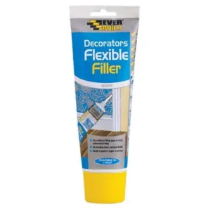 Everbuild Decorators Flexible Filler White 200ml Tube