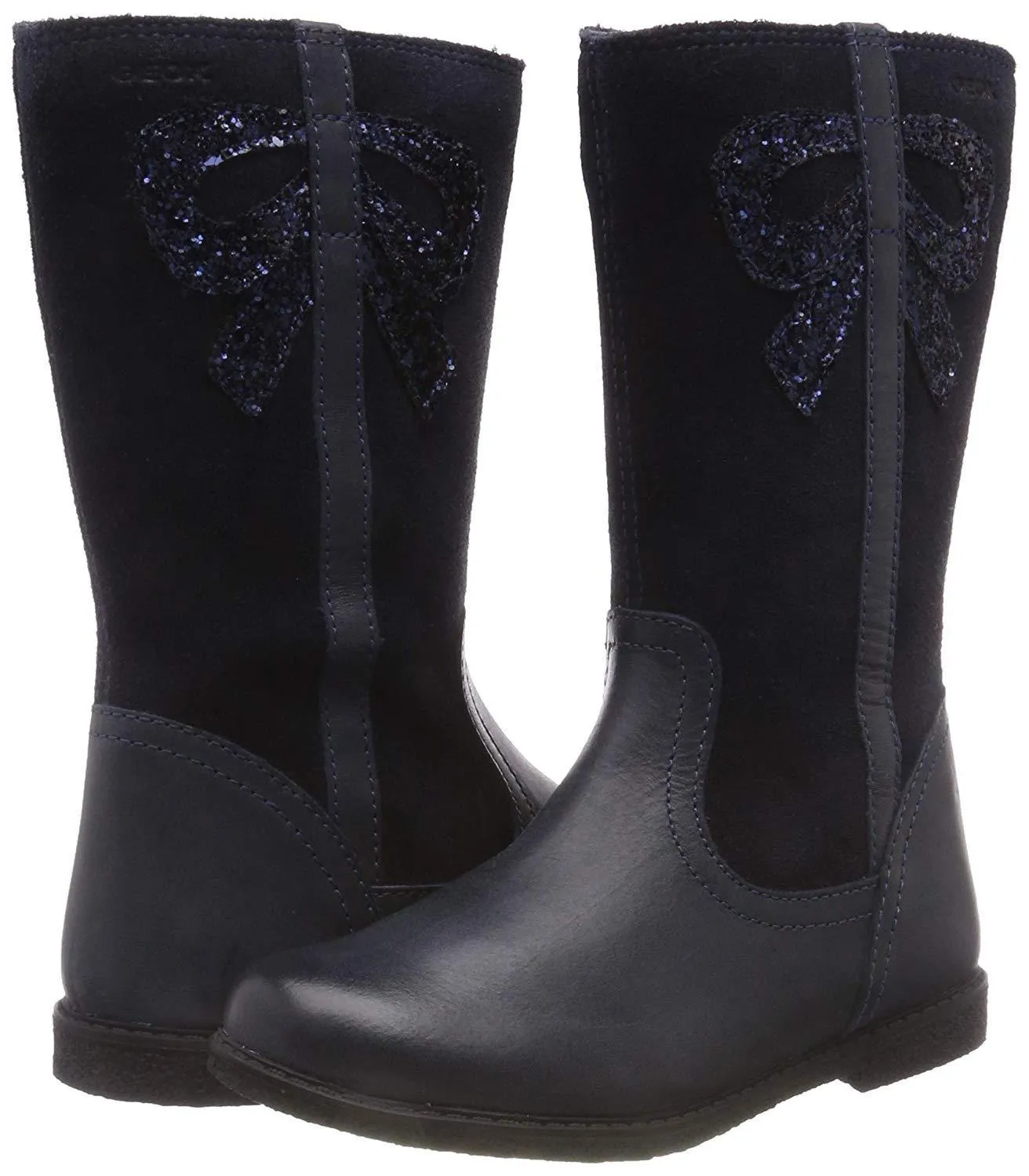Geox Shawntel Girls Navy Boots