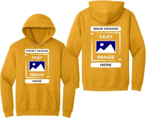 Gildan - Personalized Image Unisex Sweatshirt - Customized Add Your Text Photo Hoodies - Men Women Adult