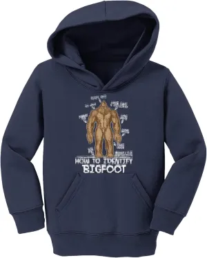 Haase Unlimited How to Identify Bigfoot - Sasquatch Myth Toddler/Youth Fleece Hoodie