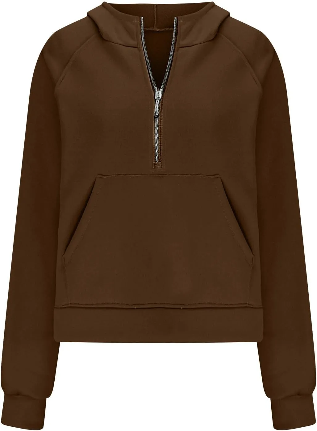 Half Zip Up Hoodie For Women Trendy 2023 Fall y2k Outfits Oversized Long Sleeve Hooded Sweatshirt Pullover
