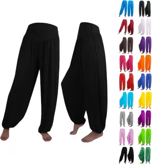 Harem Pants Women Modal Cotton Soft Yoga Pants for Sports Dance,Boho Plus Size Beach Pants Summer Baggy Joggers