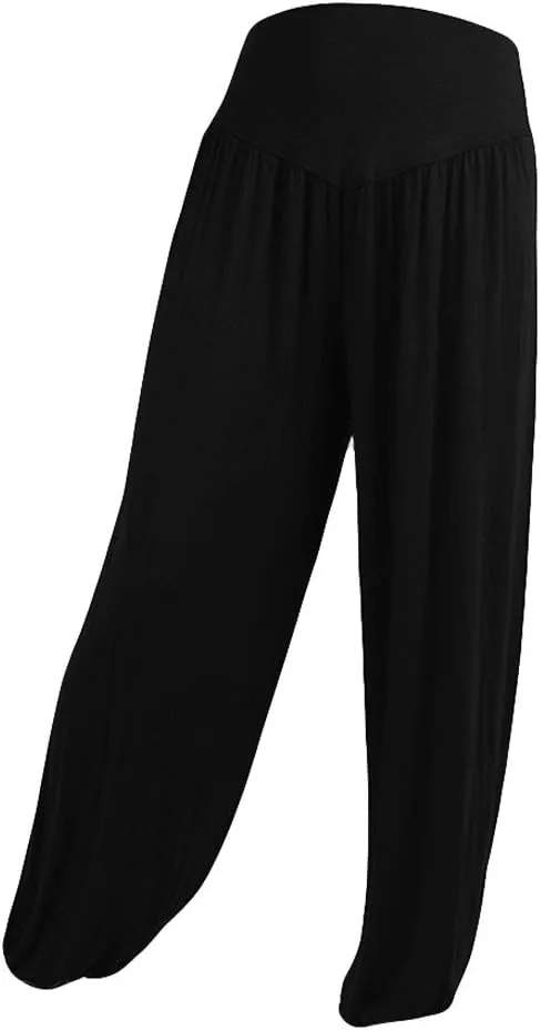 Harem Pants Women Modal Cotton Soft Yoga Pants for Sports Dance,Boho Plus Size Beach Pants Summer Baggy Joggers