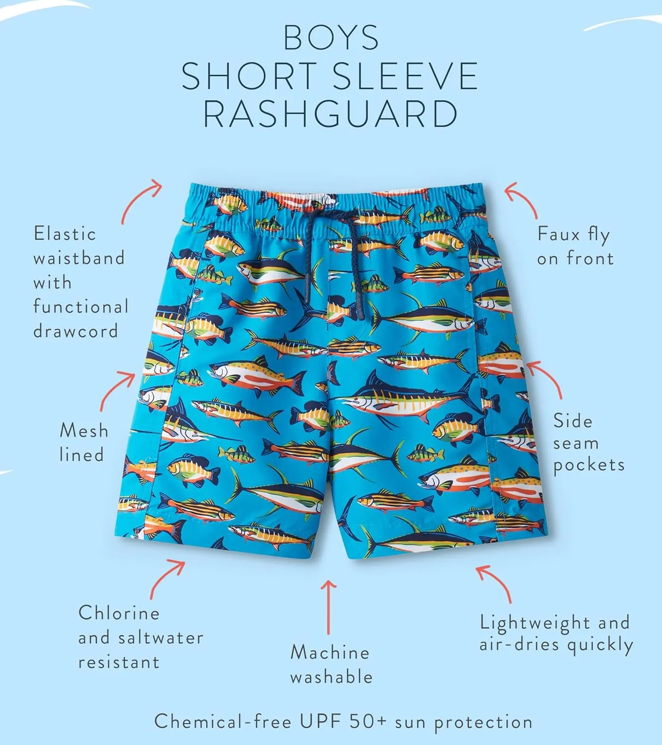 Hatley Boys Swim Board Shorts