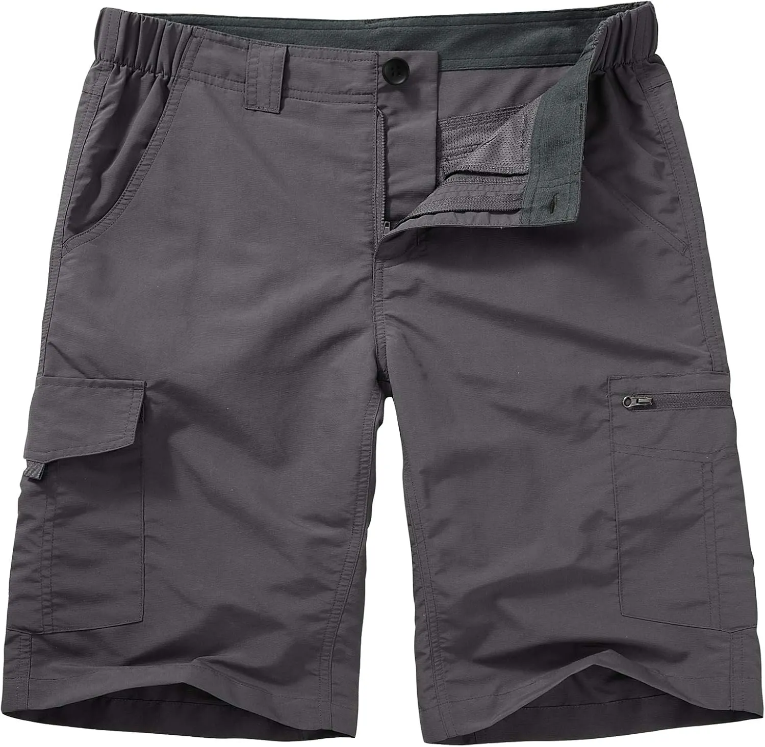 Hiking Shorts for Men Cargo Casual Quick Dry Lightweight Stretch Waist Outdoor Fishing Travel Shorts