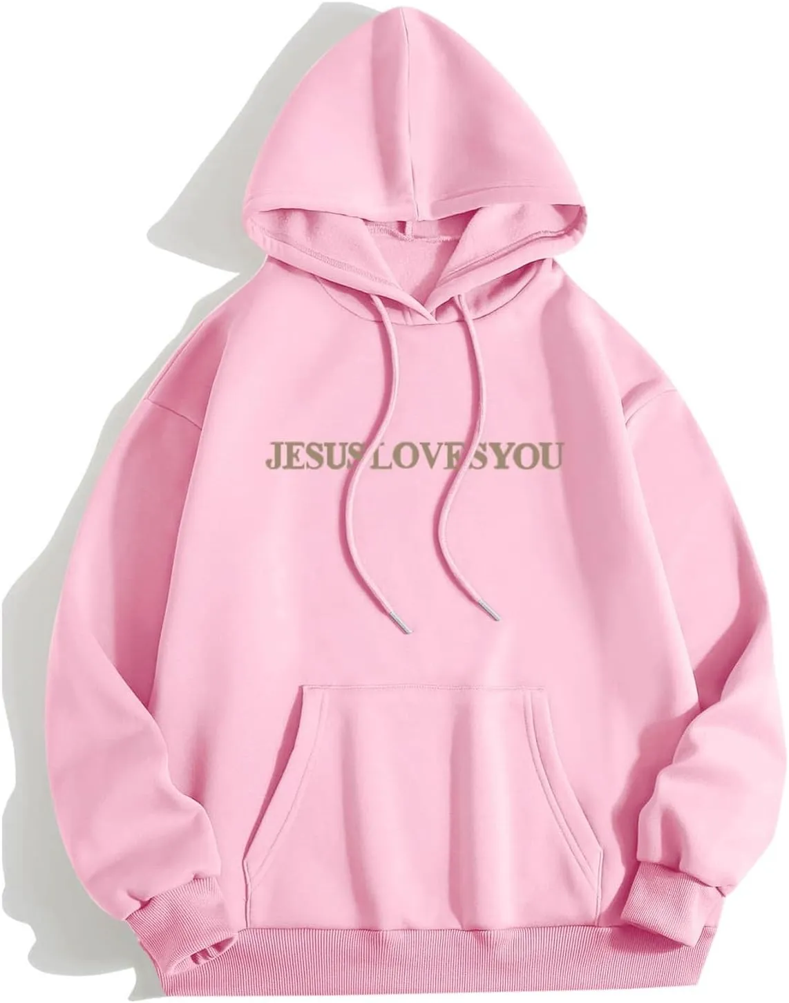 Jesus Loves You Hoodie for Women Men Have A Good Day Christian Hooded Sweatshirts Bible Verse Religious Pullover Tops
