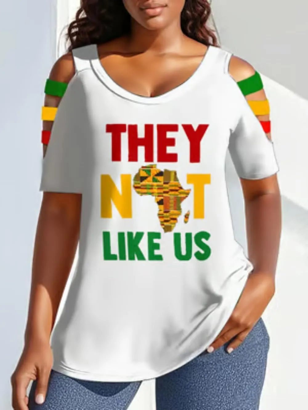 Juneteenth Shirts Women They Not Like Us 1865 African American Freedom Tshirt