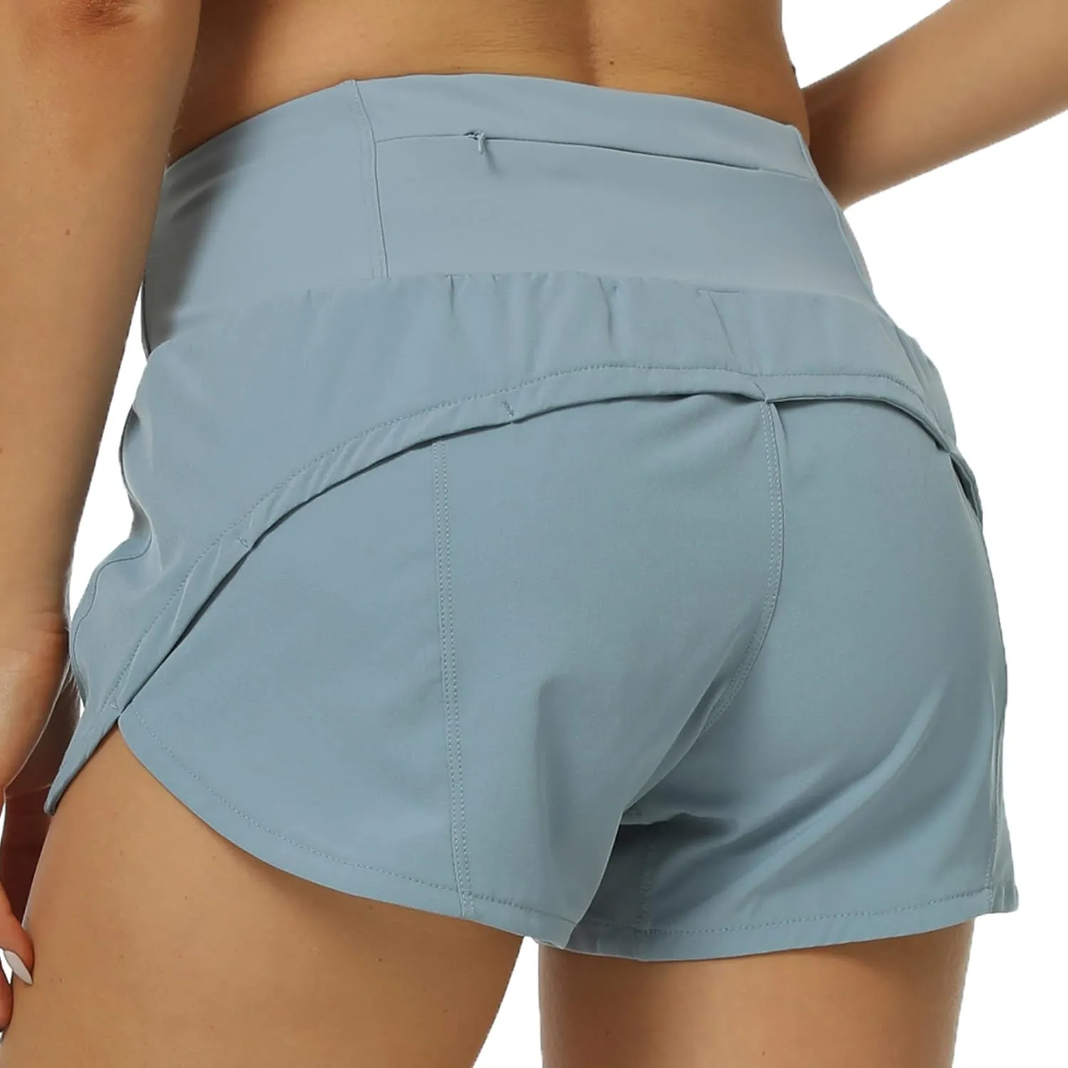 Kcutteyg Running Shorts for Women with Liner High Waisted Lightweight Womens Workout Shorts with Pocket