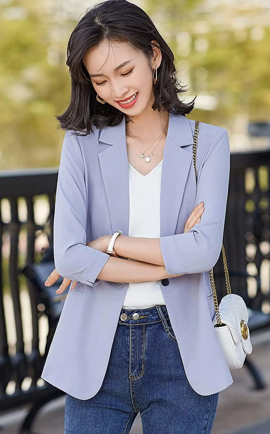 Kedera Womens Blazers & Suit Jacket Casual Work Blazer Office Jacket Slim Fit Blazer for Business Lady