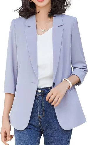 Kedera Womens Blazers & Suit Jacket Casual Work Blazer Office Jacket Slim Fit Blazer for Business Lady