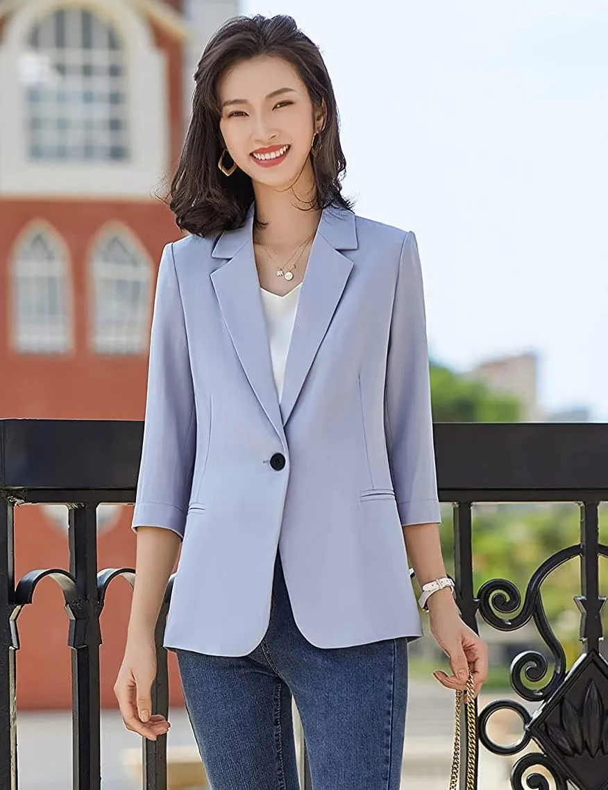 Kedera Womens Blazers & Suit Jacket Casual Work Blazer Office Jacket Slim Fit Blazer for Business Lady