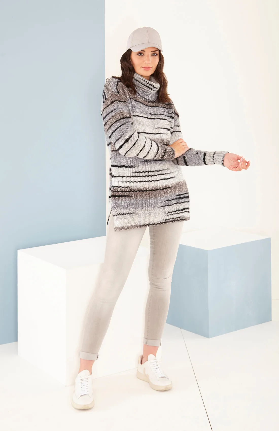 King Cole Chunky Knitting Pattern - Ladies Sweaters (5929)