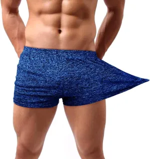 Lehmanlin Men's Bodybuilding Shorts 3/5 Inch Inseam Workout Training Muscle Short Shorts Stretch Quick Dry