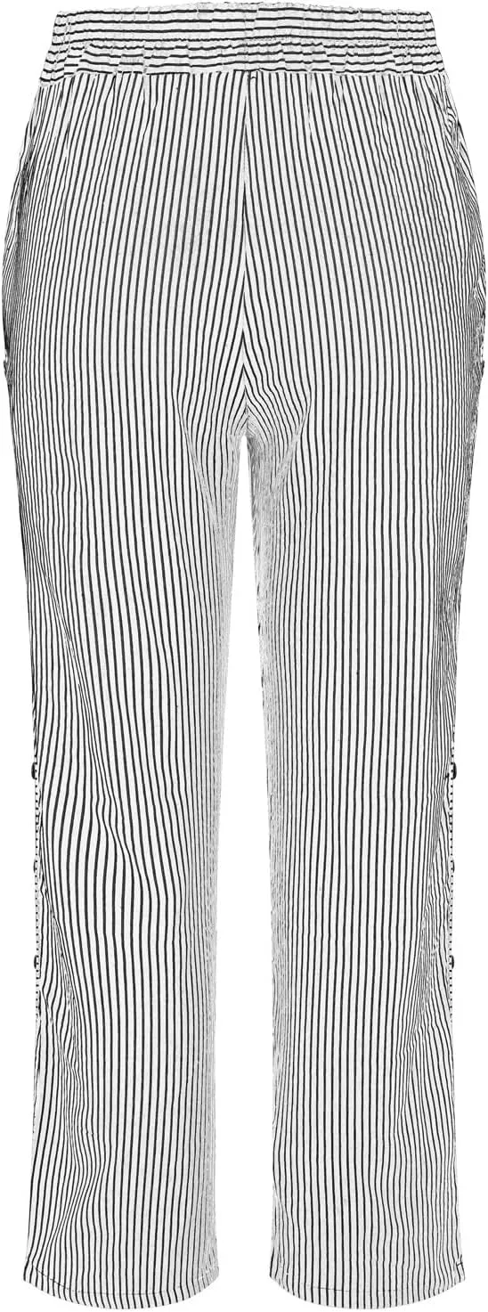 Linen Pants Women Summer 2025 Casual Cotton Linen Pant High Waisted Drawstring Lounge Pants Beach Trousers