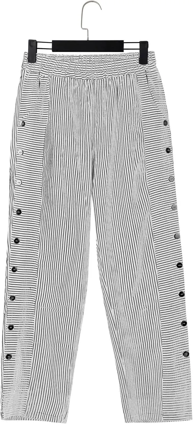 Linen Pants Women Summer 2025 Casual Cotton Linen Pant High Waisted Drawstring Lounge Pants Beach Trousers
