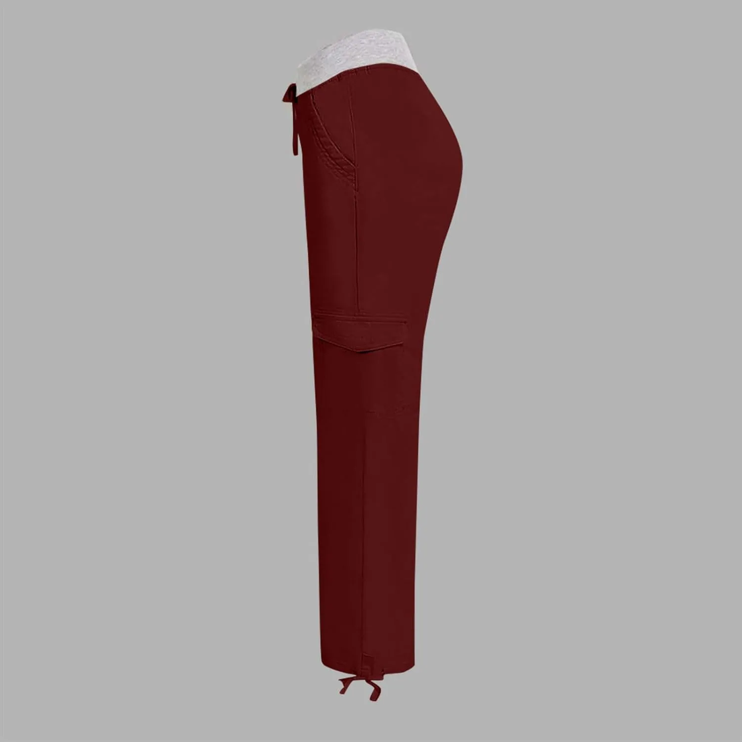 Low Rise Pants for Women, Cargo Pants Women, Casual, Drawstring, Straight Leg, Hiking Pants, Y2k, Trendy Trousers
