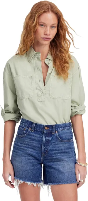 Madewell Women's Brynn Shorts-Polacheck