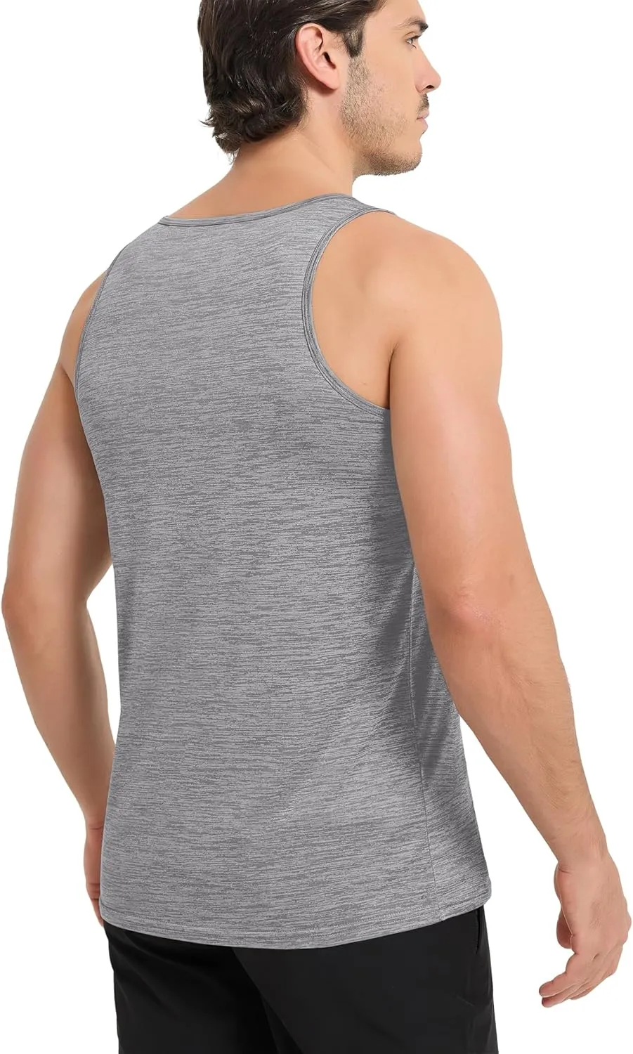 MAGCOMSEN Men's Tank Tops Quick Dry Workout Sleeveless Gym Muscle Shirts Athletic Bodybuilding Tee Shirt