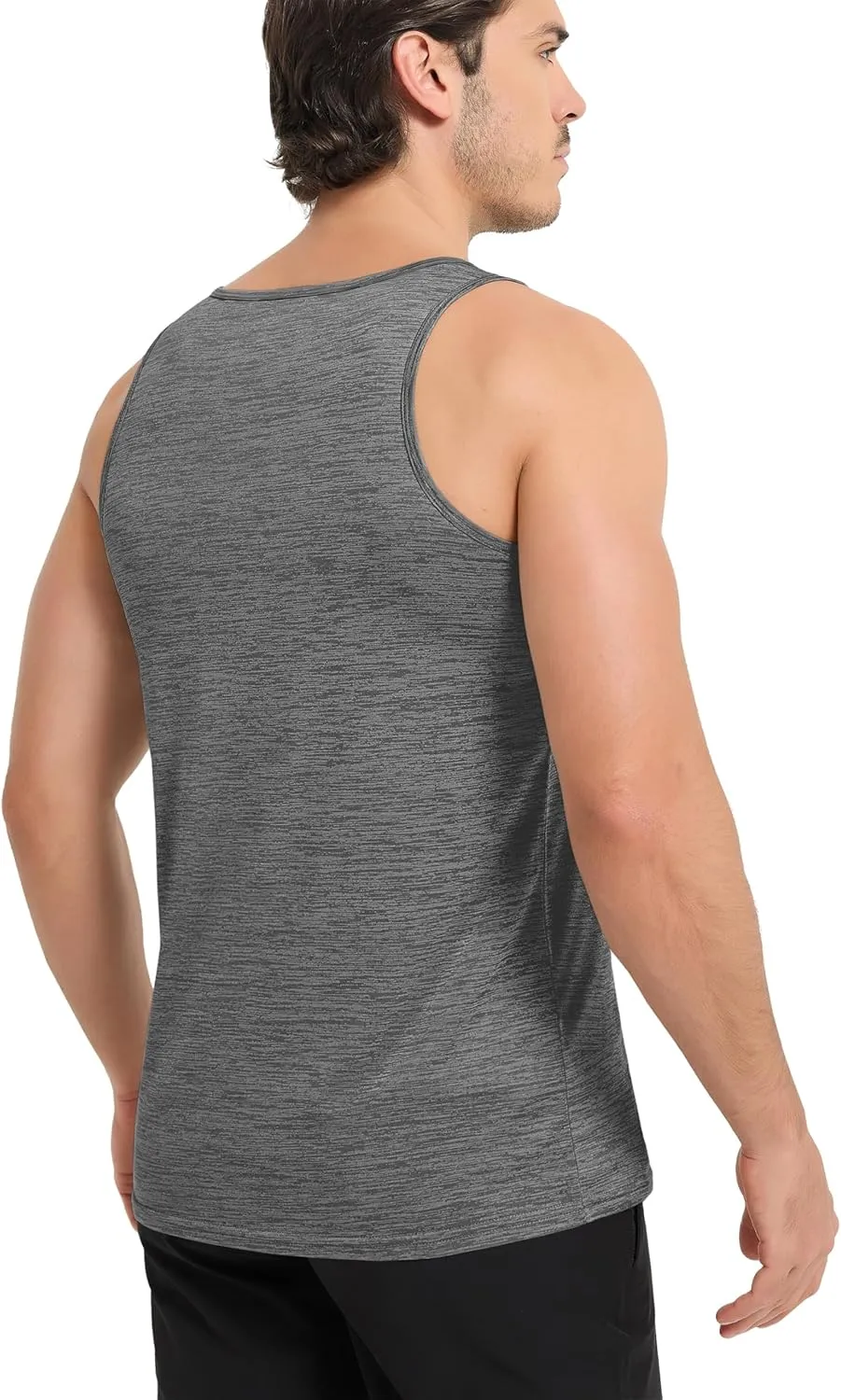 MAGCOMSEN Men's Tank Tops Quick Dry Workout Sleeveless Gym Muscle Shirts Athletic Bodybuilding Tee Shirt