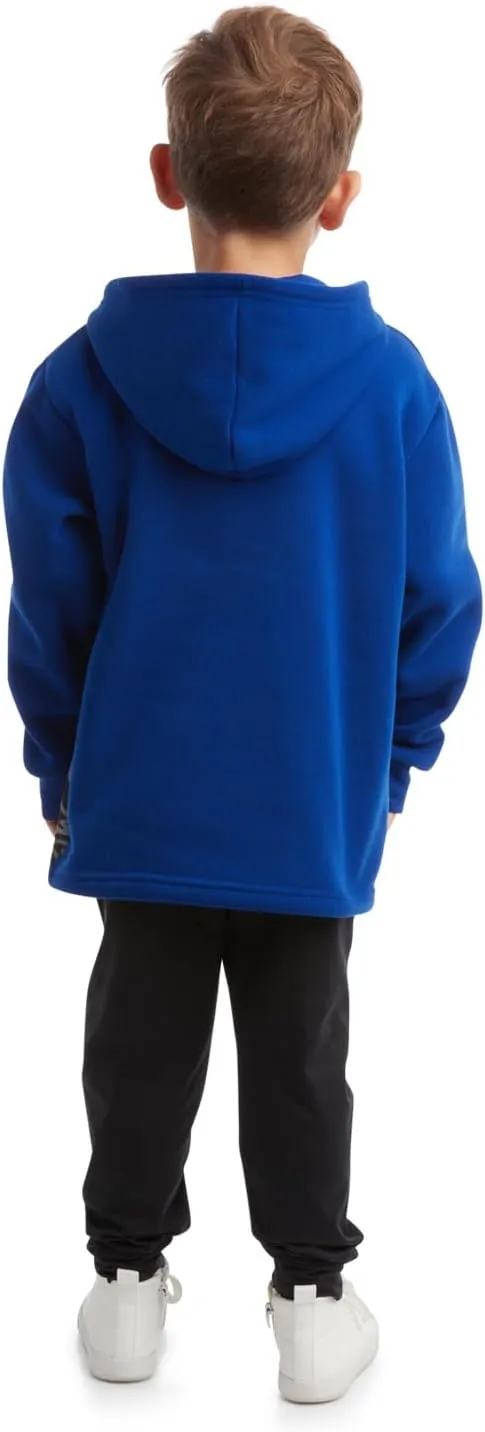 Marvel Boys' Spiderman Sweatshirt - Captain America, Iron Man, Hulk and Panther Quarter Zip Fleece Graphic Hoodie (2T-16)