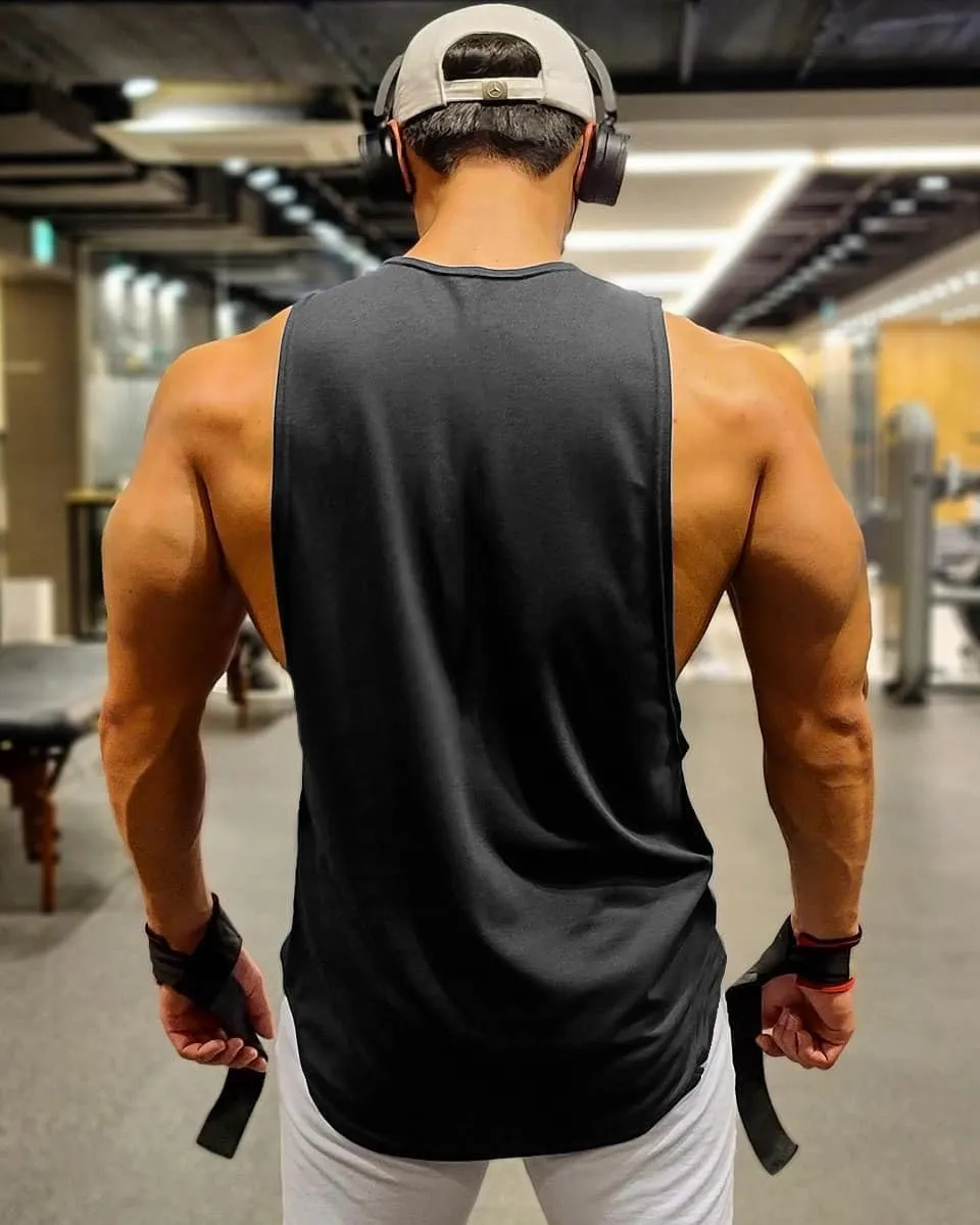 maytopia Mens Workout Tank Top Gym Muscle Tee Quick Dry Bodybuilding Sleeveless T Shirts Fitness Athletic Running Tops