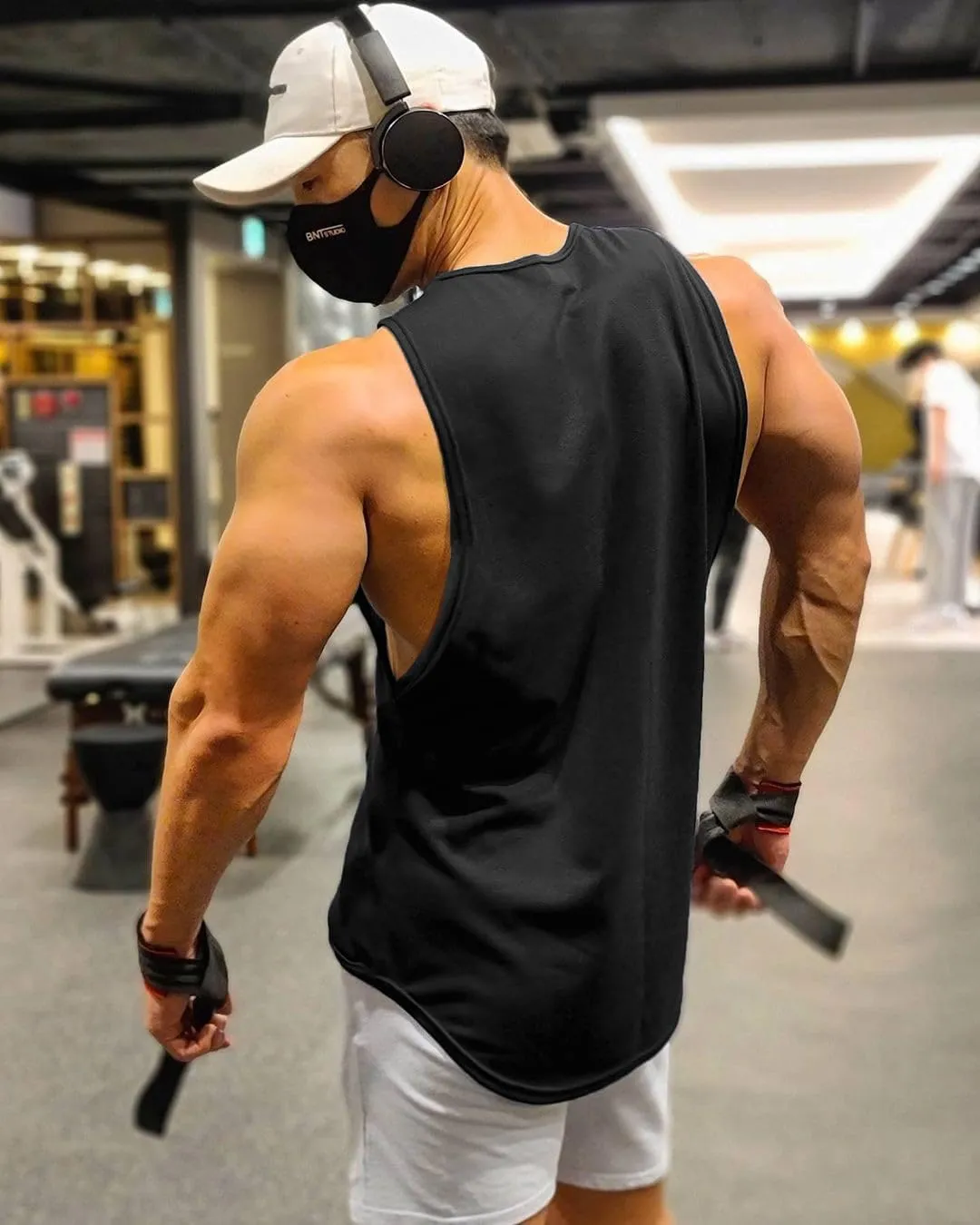 maytopia Mens Workout Tank Top Gym Muscle Tee Quick Dry Bodybuilding Sleeveless T Shirts Fitness Athletic Running Tops